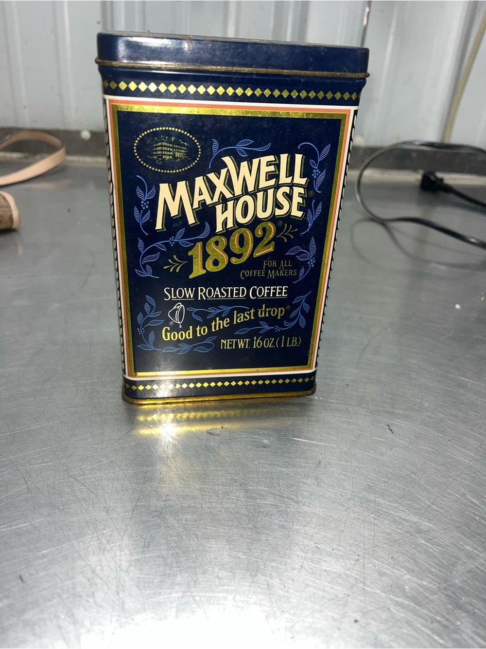 Vintage coffee can